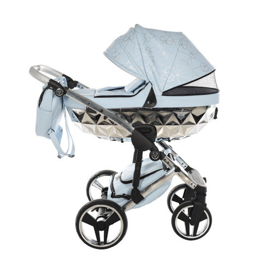Junama Heart Blue Pram & Pushchair