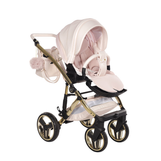 Junama Candy Premium Pearl Pink 2-in-1 pram and pushchair seat unit