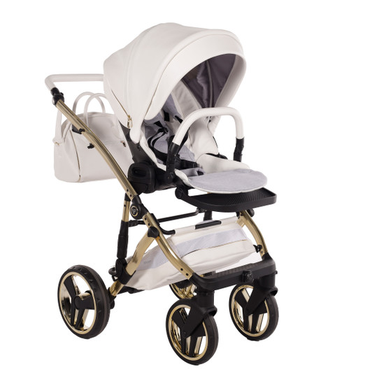 Junama Candy Premium White Pram Pushchair Travel System