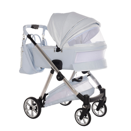 Junama Elegante Lamè Blue 2-in-1 pram and pushchair ventilation