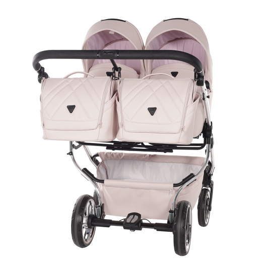Junama Compact Pink Double Pram