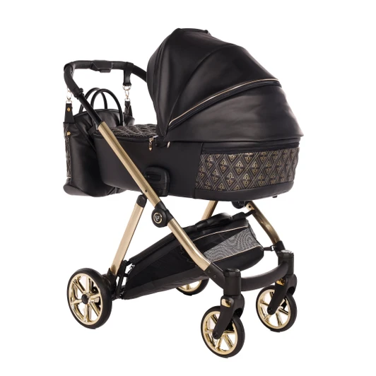 Junama Elegante Art Deco Black Pram & Pushchair