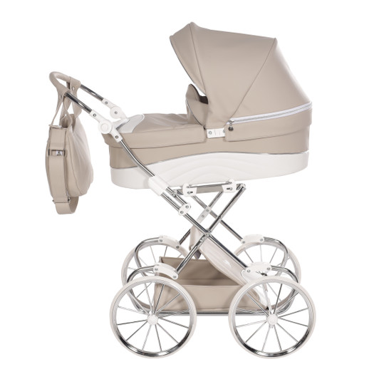 Junama Lulla Beige Doll's Pram