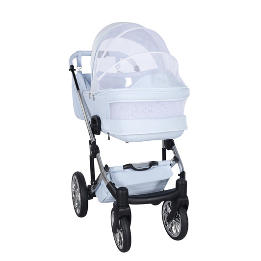 Junama Fleur Blue Pram Pushchair Travel System