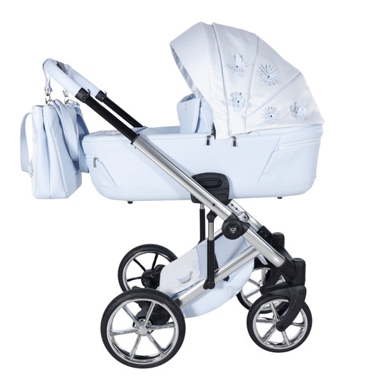 Junama Fleur Blue Pram Pushchair Travel System