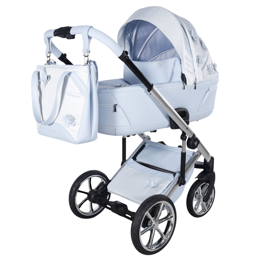 Junama Fleur Blue Pram & Pushchair