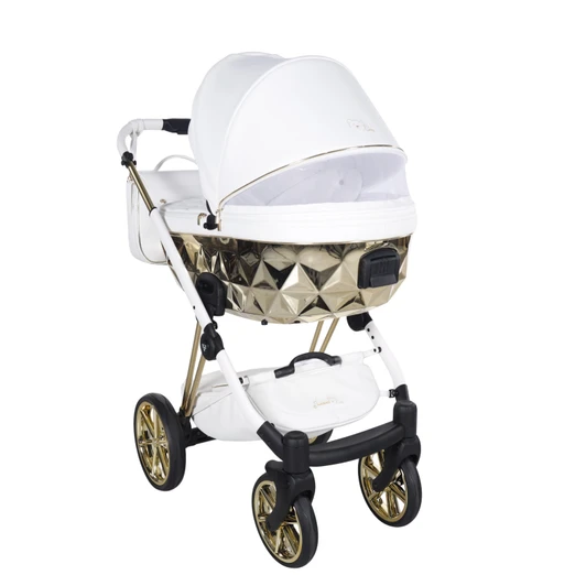 Junama White Latte Pram Pushchair Travel System