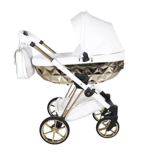 Junama White Latte Pram Pushchair Travel System