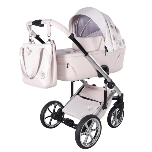 Junama Fleur Pink Baby Pram & Pushchair