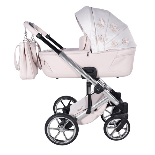 Junama Fleur Pink Baby Pram & Pushchair
