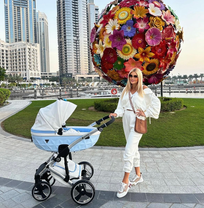 Junama Candy Blue Pram & Pushchair