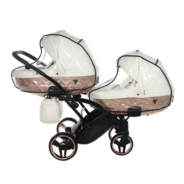 Junama Fluo Individual Satin Rose Gold White Duo Slim