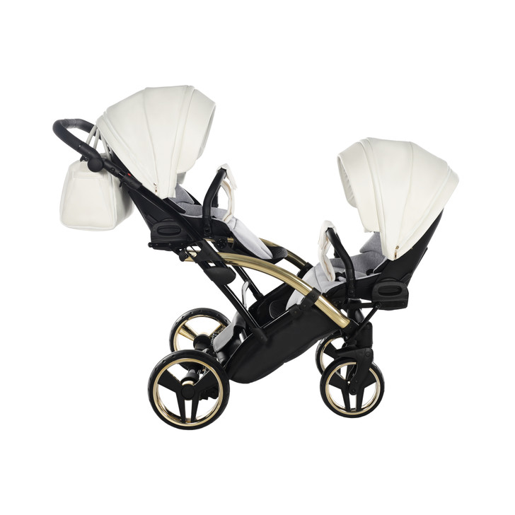 Junama Fluo Individual Satin White Gold Duo Slim