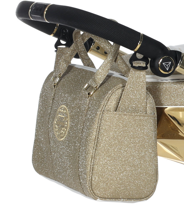 Junama Handcraft Glitter Gold Changing Bag