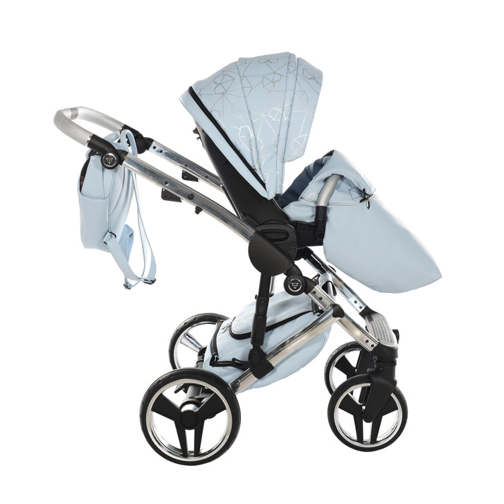 Junama Heart Blue Pram & Pushchair