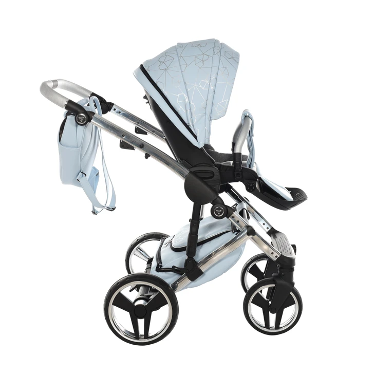Junama Heart Blue Pram & Pushchair