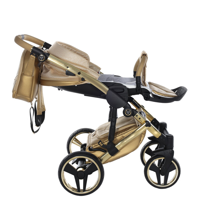 Junama Dolce Blue 2-in-1 pram and pushchair flat