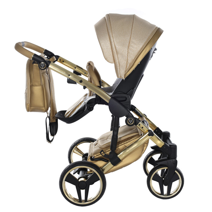 Junama Dolce Blue 2-in-1 pram and pushchair parent facing