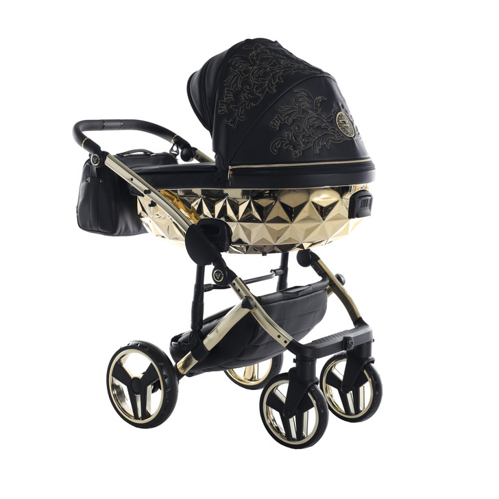 Junama Enzo Black Gold Pram & Pushchair