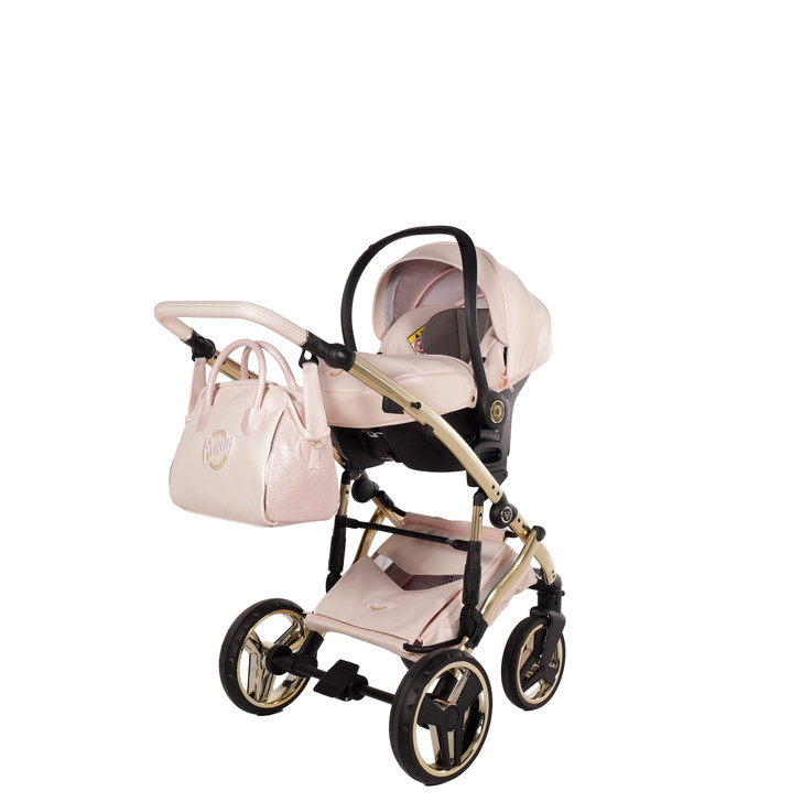 Junama Candy Premium Pearl Pink Pram & Pushchair