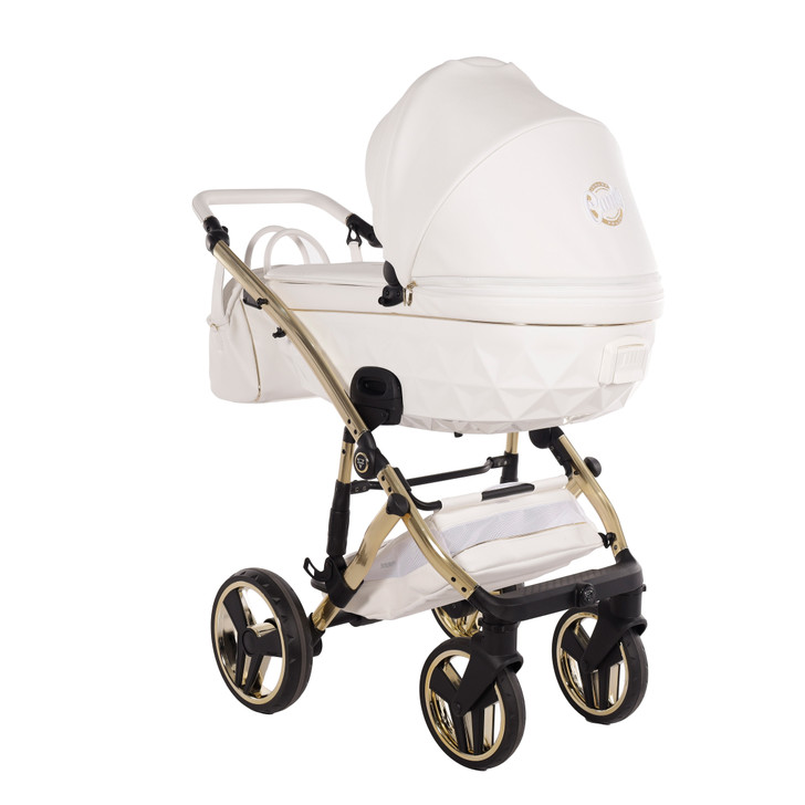 Junama Candy Premium White Pram Pushchair Travel System