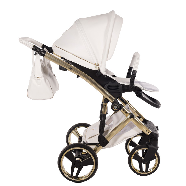 Junama Candy Premium White Pram Pushchair Travel System