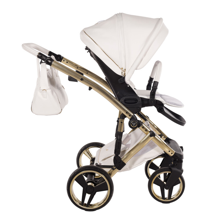 Junama Candy Premium White Pram Pushchair Travel System