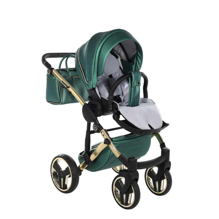 Junama Fluo Line Green 2-in-1 pram and pushchair seat unit
