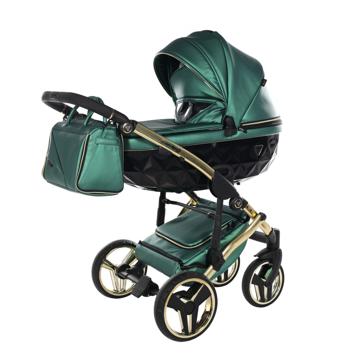 Junama Fluo Line Green 2-in-1 pram and pushchair weather window