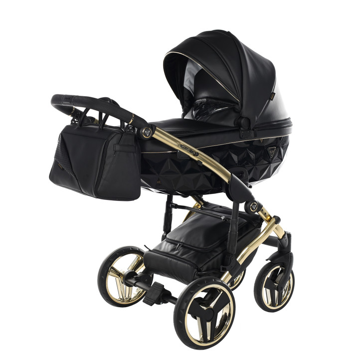 Junama Fluo Line Black 2-in-1 pram and pushchair weather window