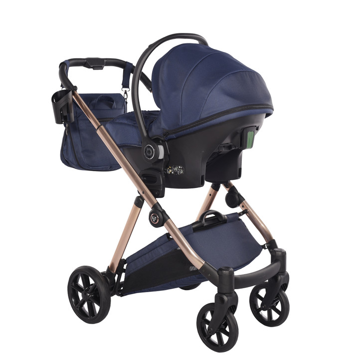 Junama Elegante Blue Pram Pushchair Travel System