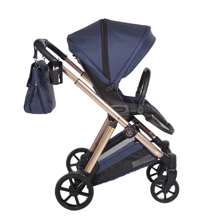 Junama Elegante Blue Pram Pushchair Travel System