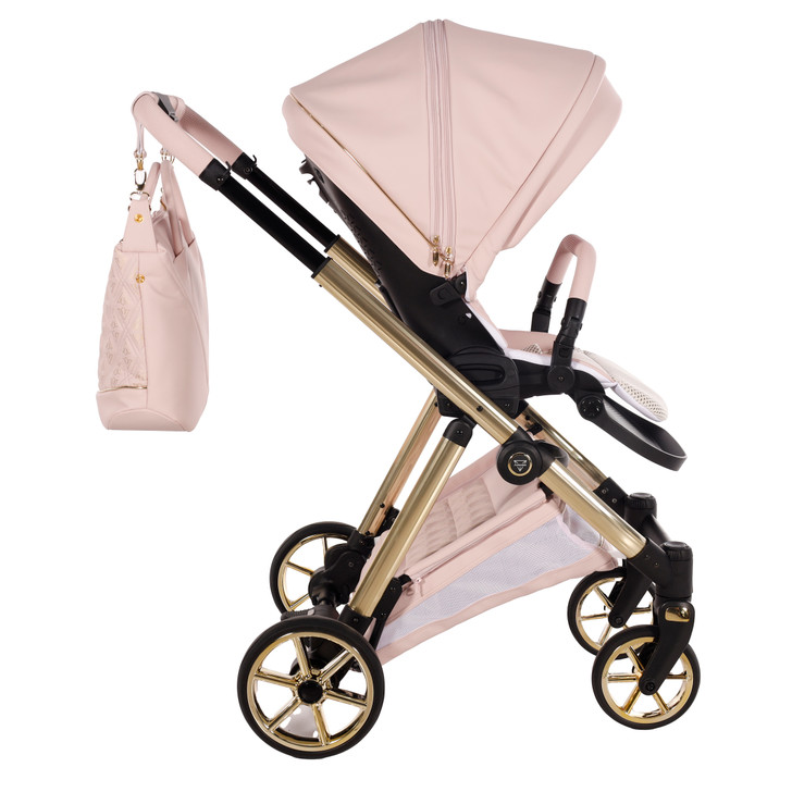 Junama Elegante Art Deco Pink Pram Pushchair Travel System