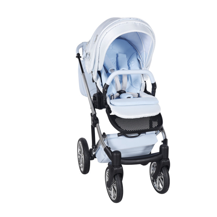 Junama Fleur Blue Pram & Pushchair