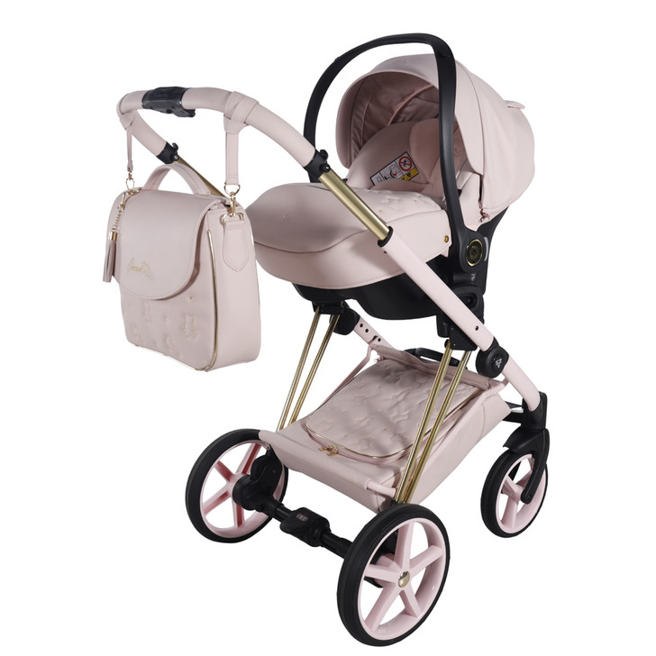 Junama Cubby Pink Pram & Pushchair