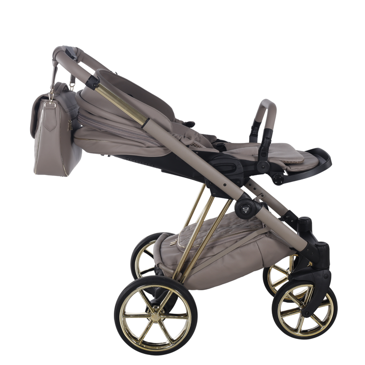 Junama Cubby Cappuccino Gold Pram & Pushchair