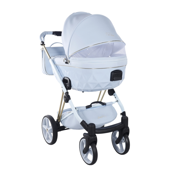 Junama Cubby Blue & Pushchair