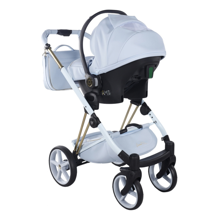 Junama Cubby Blue & Pushchair