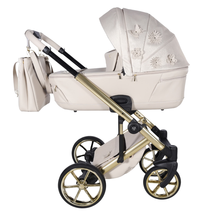 Junama Fleur Beige Pram & Pushchair
