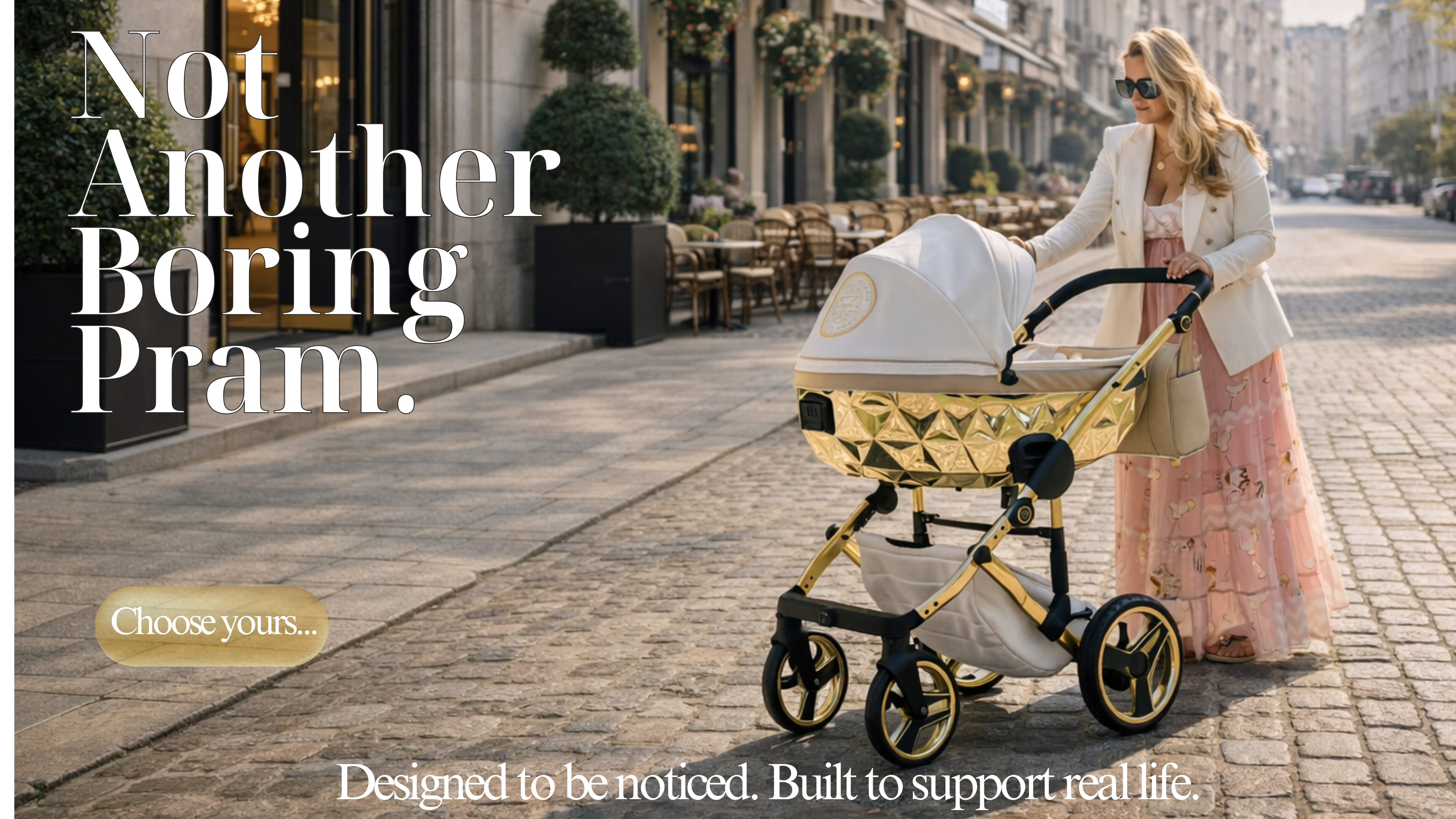 Junama 2in1 Pram Pushchair Luxury Travel Systems