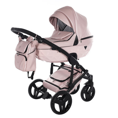 Pink Prams Junama S-Class Pink Pram Pushchair | Luxury Pram UK