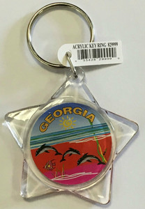 GA Acrylic Key Ring 01 - 1 Doz / 12 Pcs.