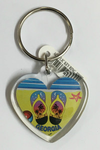 GA Acrylic Key Ring 13 - 1 Doz / 12 pcs.