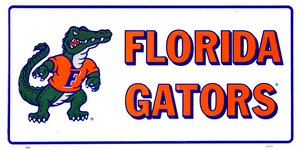 Florida Gators - U - FL Metal Car Tag 'FLORIDA GATORS' Florida Gators - U - FL Metal Car Tag 'FLORIDA GATORS'