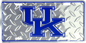Kentucky UK - Diamond Aluminum License Plate 12" x 6" Kentucky UK - Diamond Aluminum License Plate 12" x 6"