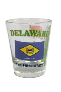 State Shot Glass Delaware - DE State Shot Glass Delaware - DE