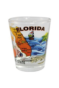 State Shot Glass Florida - FL