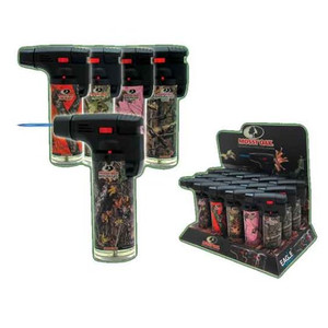 4" Mossy Oak Torch Lighters (15 Pcs/Disp)