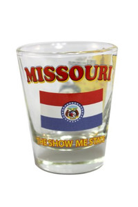 State Shot Glass Missouri -  MO State Shot Glass Missouri -  MO