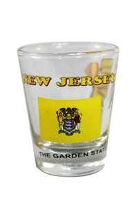 State Shot Glass New Jersey - NJ State Shot Glass New Jersey - NJ